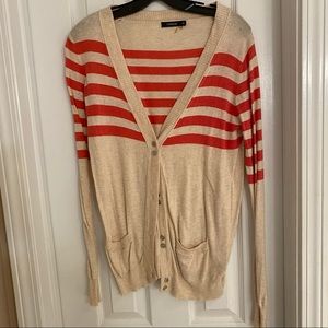 Theme Striped Cardigan | Medium